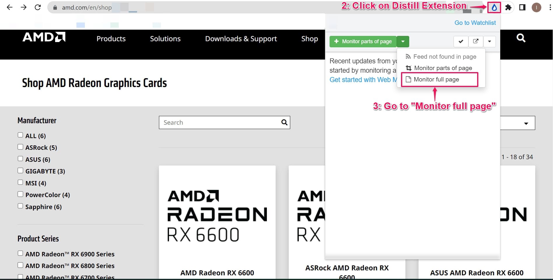 Track availability of sold out GPUs and get alerts of restocks