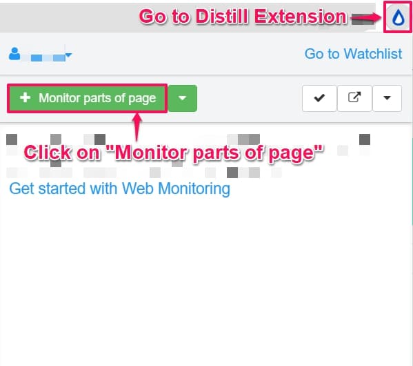 click on Distill&rsquo;s Plugin icon